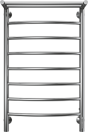 Terminus Полотенцесушитель электрический Классик П8 500x850 с полкой хром – фотография-1