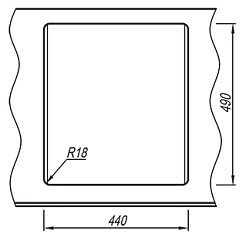 Florentina Мойка гранитная Липси 460 черный – фотография-3