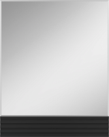 Brevita Зеркало Dakota 80 дуб галифакс олово/черный кварц