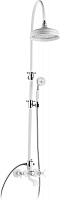 Cezares Душевая система NOSTALGIA-CVD-BLC со смесителем