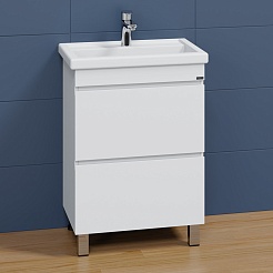 СанТа Тумба под раковину Марс 60 белая – фотография-2