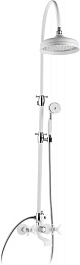 Cezares Душевая система NOSTALGIA-CVD-BLC со смесителем – фотография-1