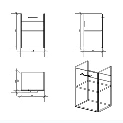 Alvaro Banos Мебель для ванной Valencia puerta 50, зеркало Viento – фотография-6