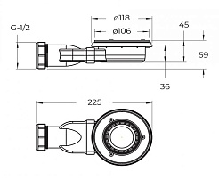 BelBagno Душевой поддон Tray 140/80 TRAY-MR-UNO-AH-140/80-35-W-CR – фотография-4