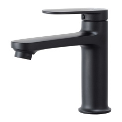 Frap Смеситель для раковины H85 F1085-6 черный – фотография-1