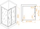 RGW Душевой уголок Passage PA-245 100x90 профиль хром стекло прозрачное – картинка-6