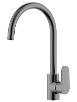Aquatek Смеситель для кухни Ника AQ1882BGM оружейная сталь