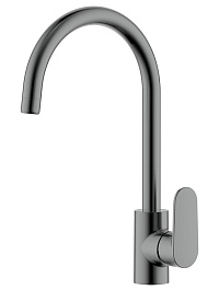 Aquatek Смеситель для кухни Ника AQ1882BGM оружейная сталь – фотография-1