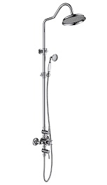 Aquatek Душевая система Классик AQ2563CR с термостатом, хром – фотография-1