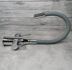 Frap Смеситель для кухни H69 F4396 хром – фотография-2