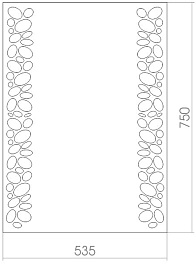 Mixline Зеркало Стиль Измир 53.5 – фотография-2