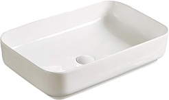 SantiLine Раковина накладная 61 SL-1090 белая – фотография-1