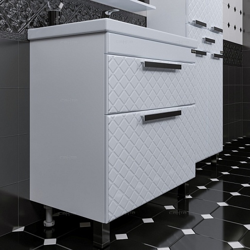 СанТа Тумба с раковиной Калипсо 80 NEW – картинка-3