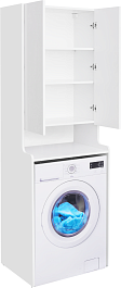 Акватон Шкаф пенал Лондри 65 под стиральную машину белый – фотография-2