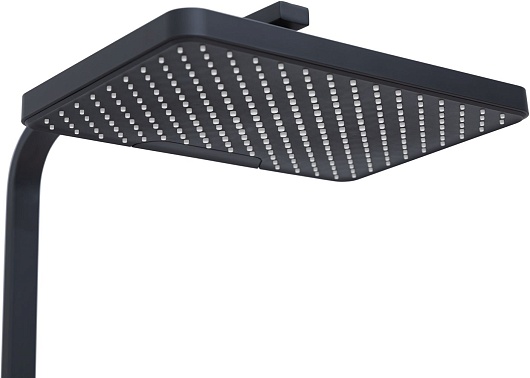 Allen Brau Душевая стойка Infinity 5.21030-31 черный матовый – фотография-12