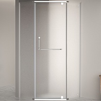 RGW Душевой уголок Passage PA-081 90x90 профиль хром стекло матовое сатинат