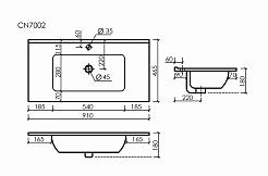 Sancos Тумба с раковиной Folk 90 bianco раковина Element 91 CN7002MB – фотография-4