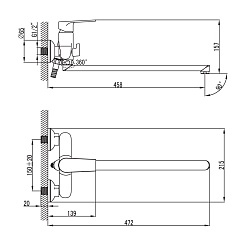 Iddis Смеситель для ванны с душем Edifice EDISBL2i10 – фотография-2