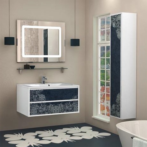 Акватон Мебель для ванной "Римини 100" ажур – картинка-5