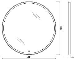 BelBagno Мебель для ванной Albano-Cer 60 Cemento Verona Grigio – фотография-17