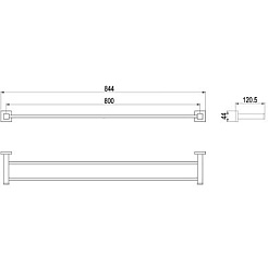 Timo Полотенцедержатель Selene 10056/00 – фотография-2