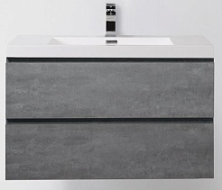 BelBagno Тумба для умывальника LUCE-900 Stucco Cemento – фотография-1