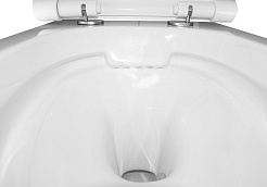 Azario Унитаз подвесной Nova AZ-2217 безободковый белый – фотография-12