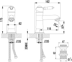 Lemark Смеситель для раковины Villa LM4806C хром – фотография-2