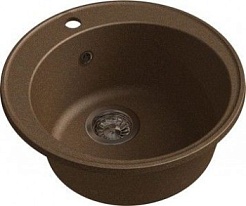 Granfest Мойка кухонная Quarz GF-Z08 Терракот – фотография-1