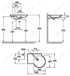 Jacob Delafon Раковина "Formilia Spherik" E4500 L – фотография-4