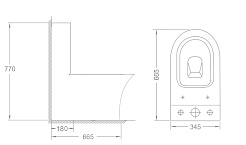 Timo Унитаз напольный REKO TK-201 – фотография-6