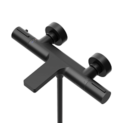 BelBagno Смеситель для ванны и душа Etna чёрный матовый SC9006MB – фотография-2