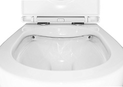 Azario Унитаз подвесной Navio AZ-0074 безободковый белый – фотография-10