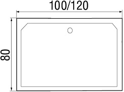 Wemor Душевой поддон 100/80/41 S – фотография-4