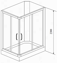 Timo Душевая кабина TL-1504 (R) – фотография-3