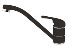 Florentina Смеситель "Гамма AV" черный для кухонной мойки