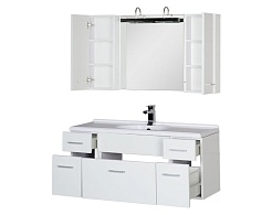 Aquanet Комплект Мебели "Данте 110" 2 шкафа (161224) – фотография-4