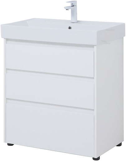 Aquanet Мебель для ванной Nova Lite 75 белая глянцевая – фотография-6