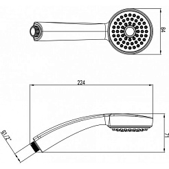 Lemark Лейка для душа LM8010C – фотография-2