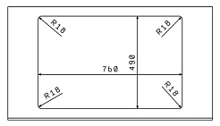 Florentina Мойка гранитная Касси 780 коричневый – фотография-3
