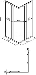 Triton Душевой уголок Вента 90/90 Щ0000051622 – фотография-2
