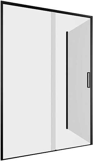Aquanet  Душевой уголок Pleasure Evo 130x80 AE65-130x80-BT профиль черный, стекло прозрачное – картинка-3