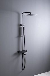 Allen Brau Душевая стойка Infinity 5.21029-31 черный матовый – фотография-9