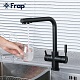 Frap Смеситель для кухни F4352-6 черный – фотография-5