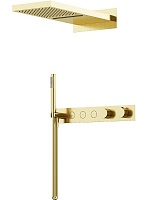 Sancos Душевой комплект Linn SC9023BG брашированное золото PVD покрытие