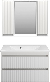 Brevita Мебель для ванной Balaton 100 белая – фотография-1