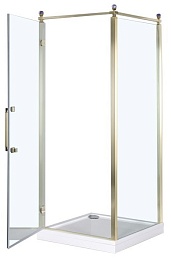 Aquanet  Душевой уголок "Beta Cube Classic NBB1221" 90x90 L – фотография-2