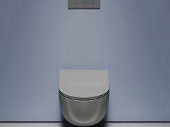 Ceramicanova Подвесной унитаз Modena Rimless CN6063MH антрацит матовый – фотография-3