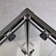 Cezares Душевой уголок Relax 304 RELAX-304-A-2-90-C-GM 90x90 профиль оружейная сталь стекло прозрачное – фотография-12