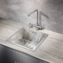 Milacio Мойка кухонная Denia 44 Steel нержавеющая сталь – фотография-4